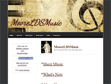 Tablet Screenshot of mooreldsmusic.com